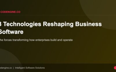 8 Technologies Reshaping Business Software in 2026