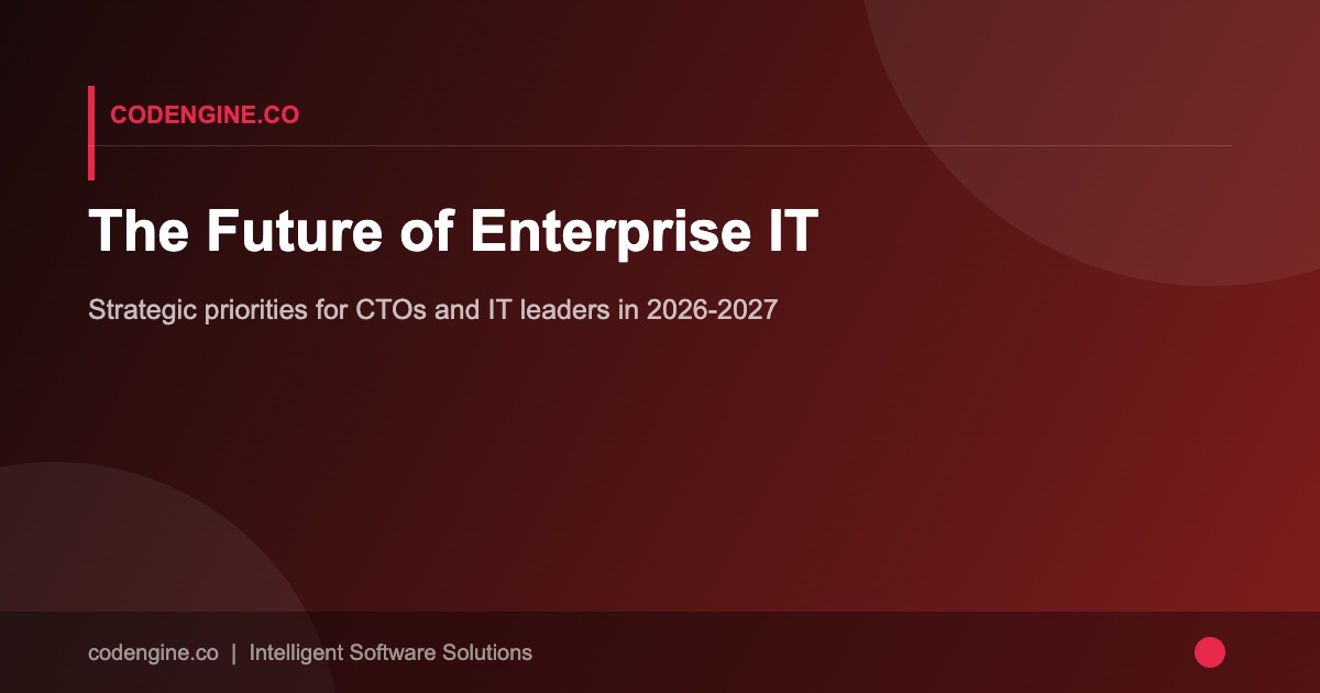 The Future of Enterprise IT 2026